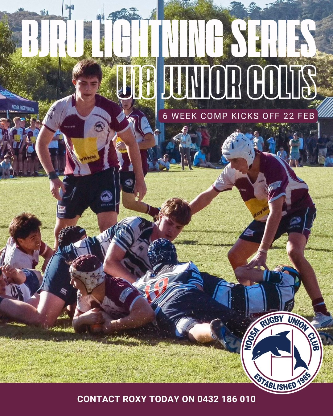 Noosa is entering a team in the BJRU Gilbert Lightning Series